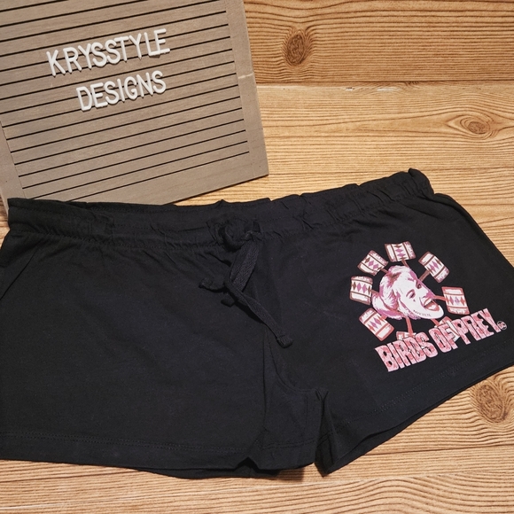 Harley Quinn Birds Of Prey Sleep Short Shorts M - Picture 1 of 6
